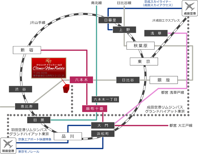 麻布院マップ広域